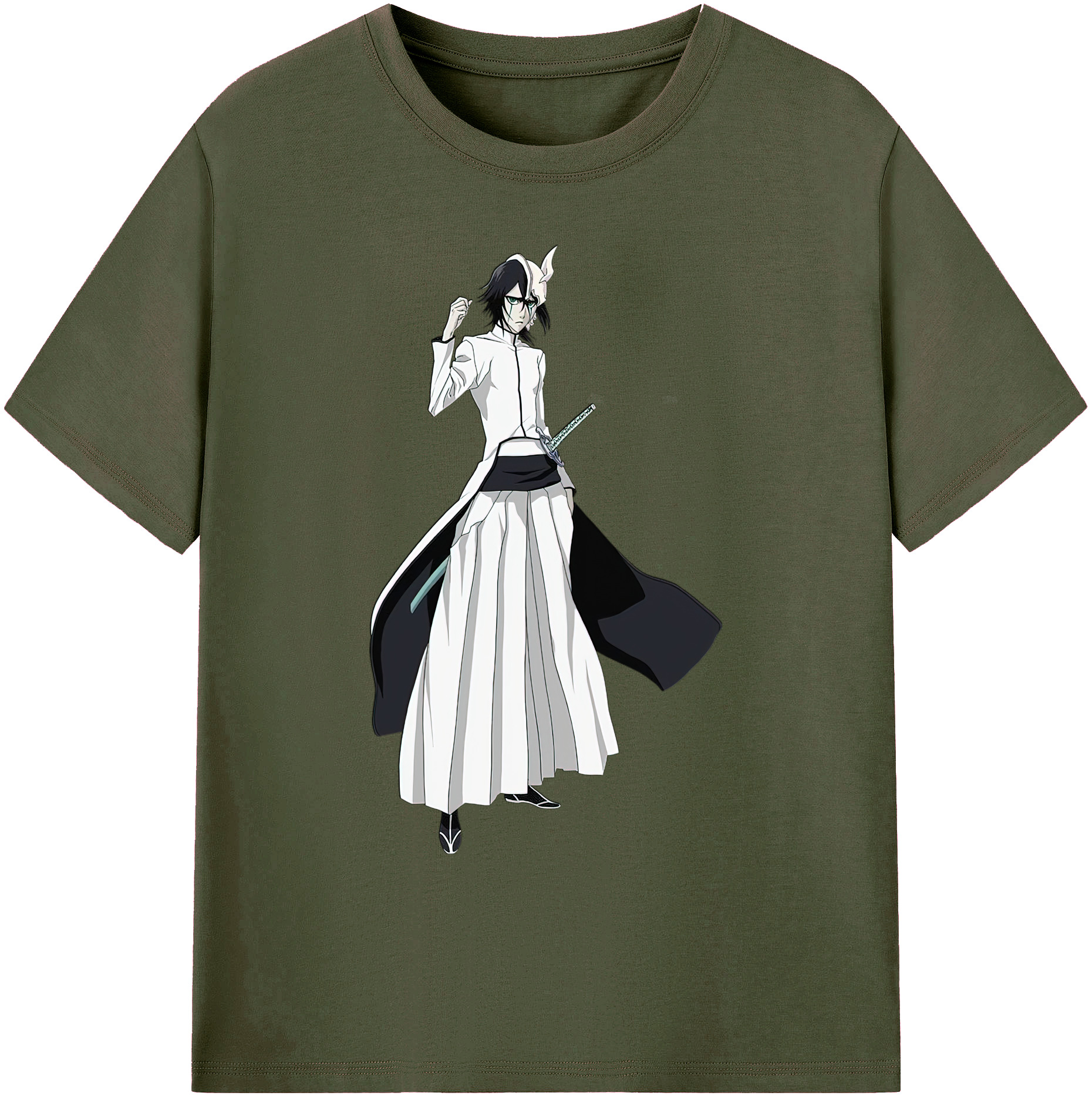 （画像用） ブリーチ ウルキオラ·シファー BLEACH Ulquiorra cifer 綿100％ メンズ半袖Tシャツ｜肌触りやわらか＆通気性